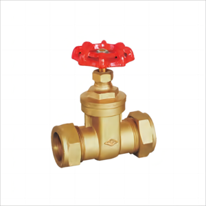 Brass sleeve gate valve
