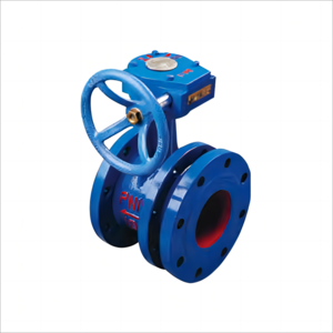 Turbine Driven Flanged Telescopic Butterfly Valve