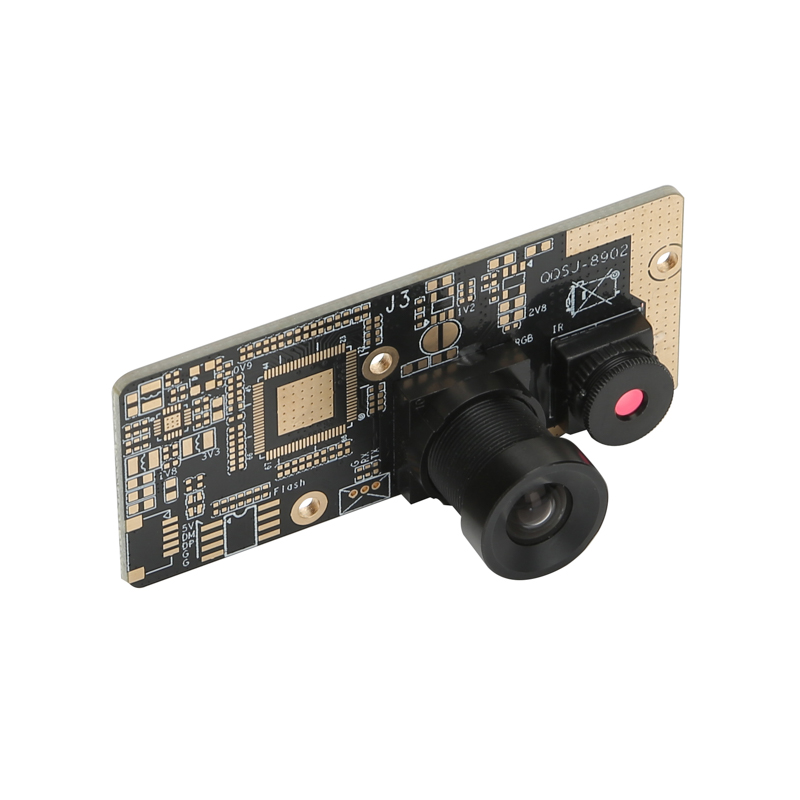 2MP Binocular RGB IR 1080P HDR In Vivo Detection USB 3D Scanning Camera Module