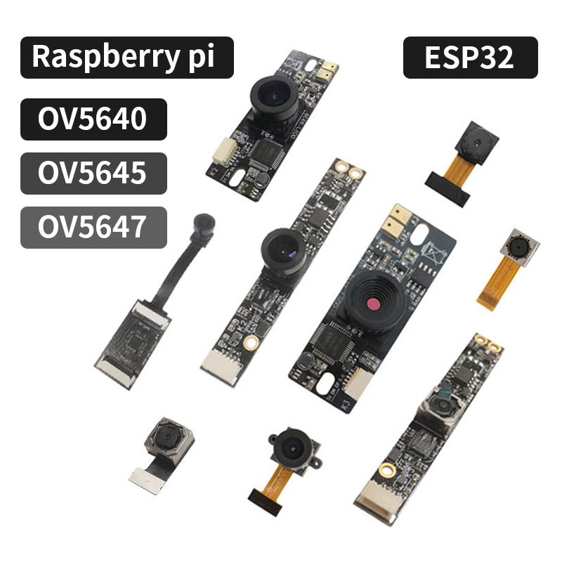 OV5640 OV5645 OV5647 5MP CMOS ESP32 Raspberry pi MIPI CSI USB DVP Camera Module