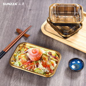 Sunzza Disposable Rectangular Food Grade Takeaway Packing Fast Food Box