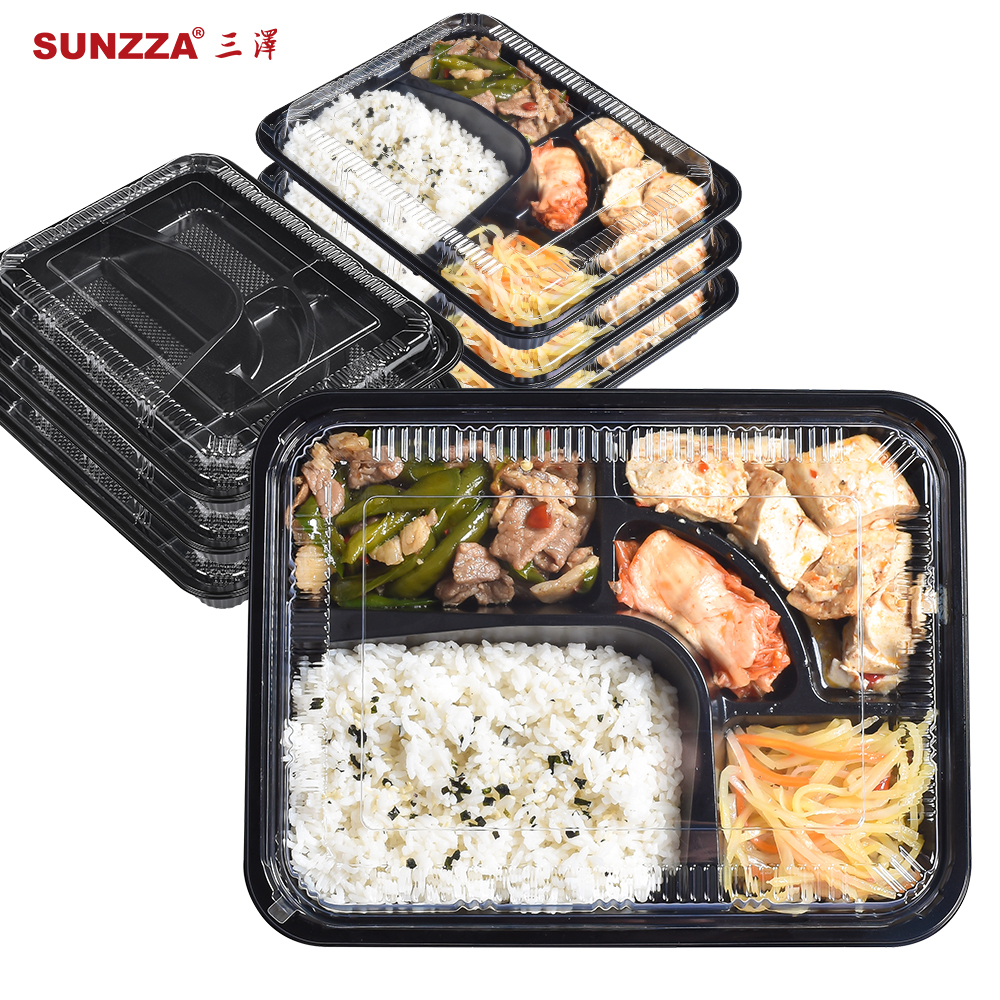 Einweg-Rechteck Lebensmittelqualität Bento Box