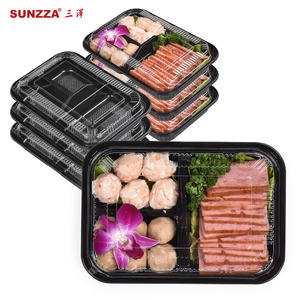 Sunzza Wholesale Custom Diposable Prep Container For Take Out Packaging 