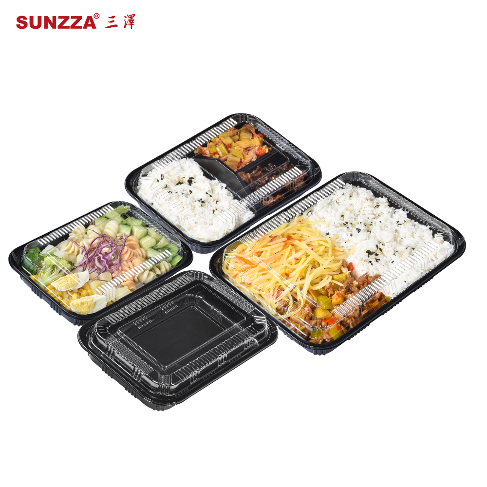Sunzza Supply Disposable Food Grade Rectangle Thickened Bento Lunch Box