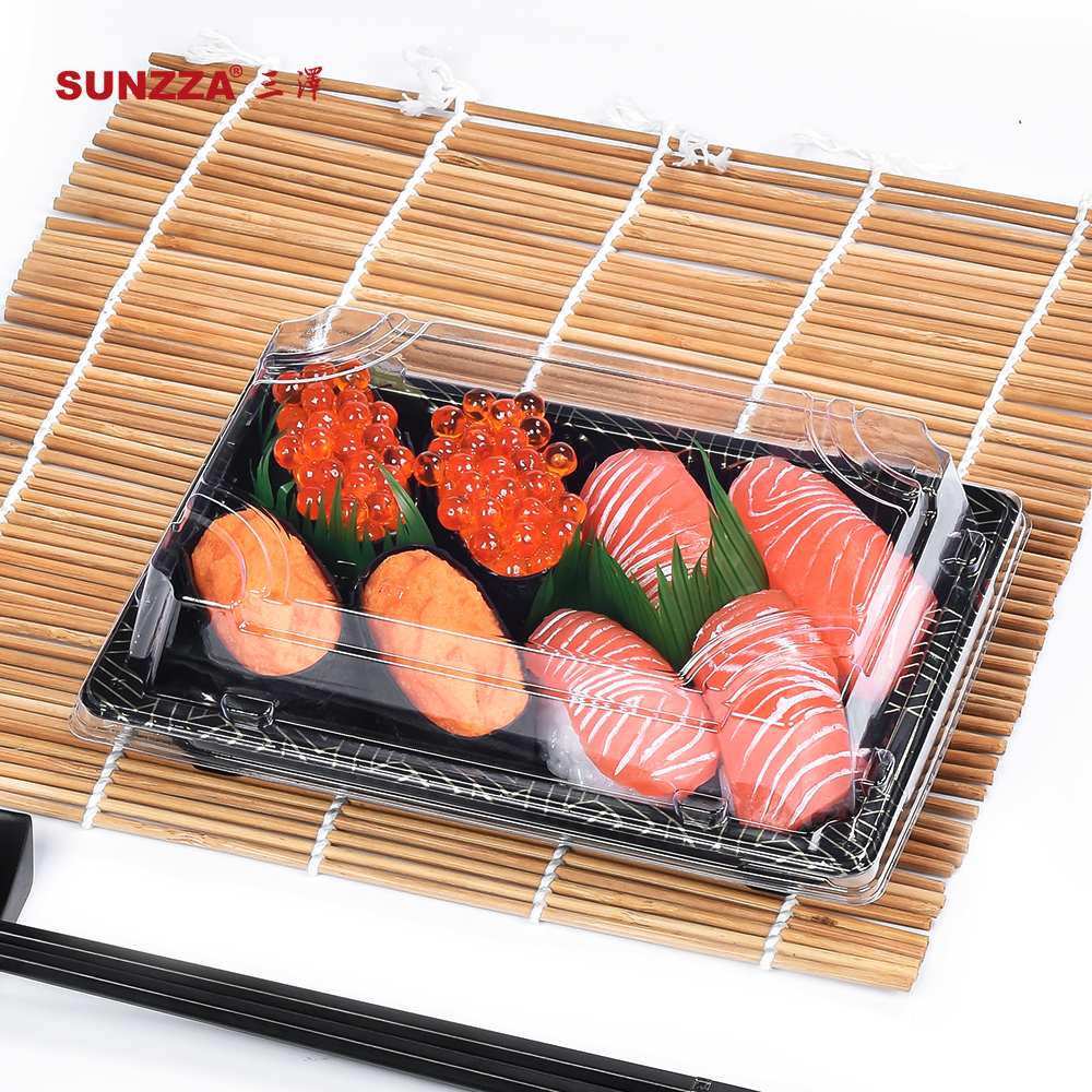 High quality disposable huawen sushi box for sale