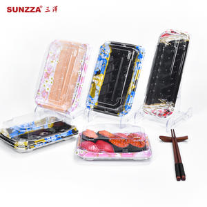 Sunzza New Design Disposable Plastic Togo Sushi Box