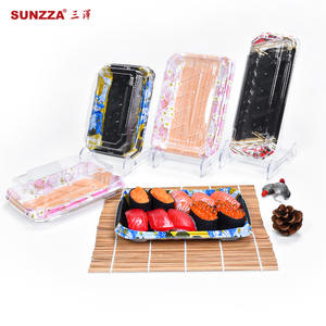 Sunzza Disposable Plastic Modern Sushi Box