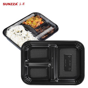 Sunzza 2023 Disposable Bento Box For Take Away Packaging 