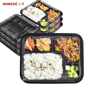 Sunzza Factory 5 Compartment Bento Box Disposable