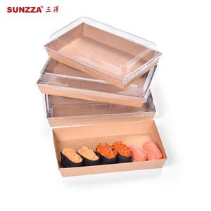 Sunzza disposable take away bio paper sushi box