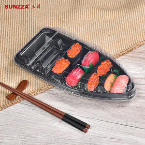 Dongguan Sunzza disposable packaging sushi box trays with lid