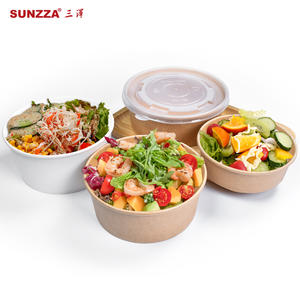 Sunzza Kraft Paper Disposable Paper Bowl