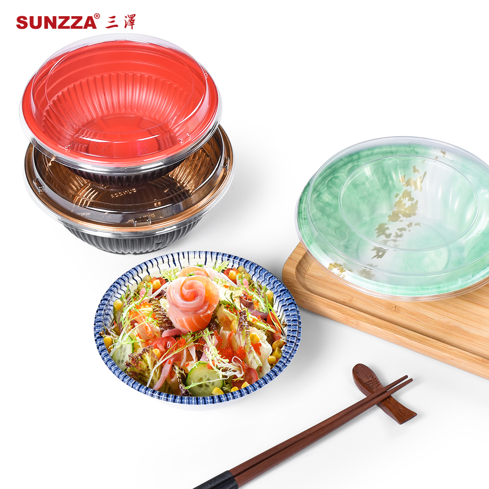 Sunzza new design blister disposable bowl for take out packaging 
