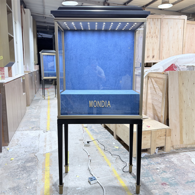 mondia luxury vertical watch jewelry showcase