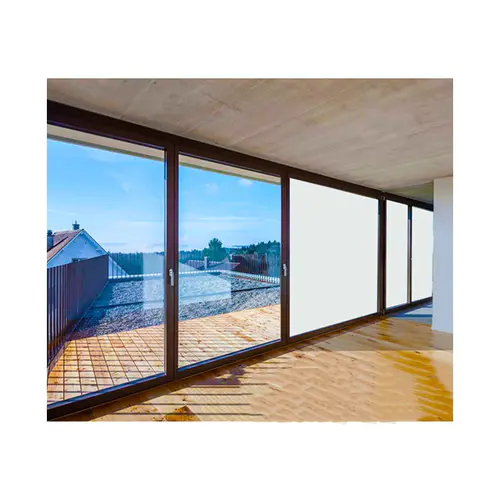 Privacy Magic Dimming Electric Tint Smart Pdlc Switchable Glass Film In Building Glass