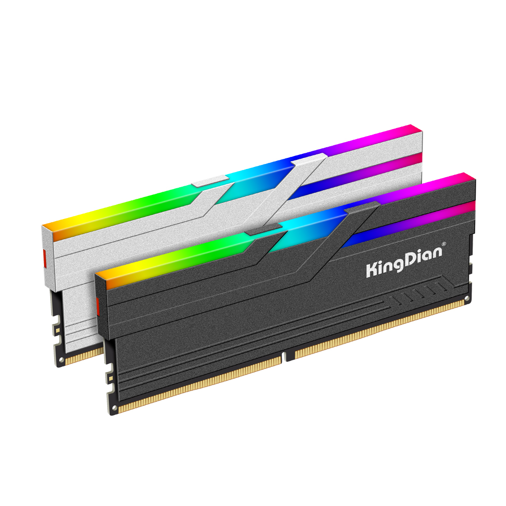 Enhance your system's performance with KingDian DDR4 Memory RGB Heat Sink Series RH41