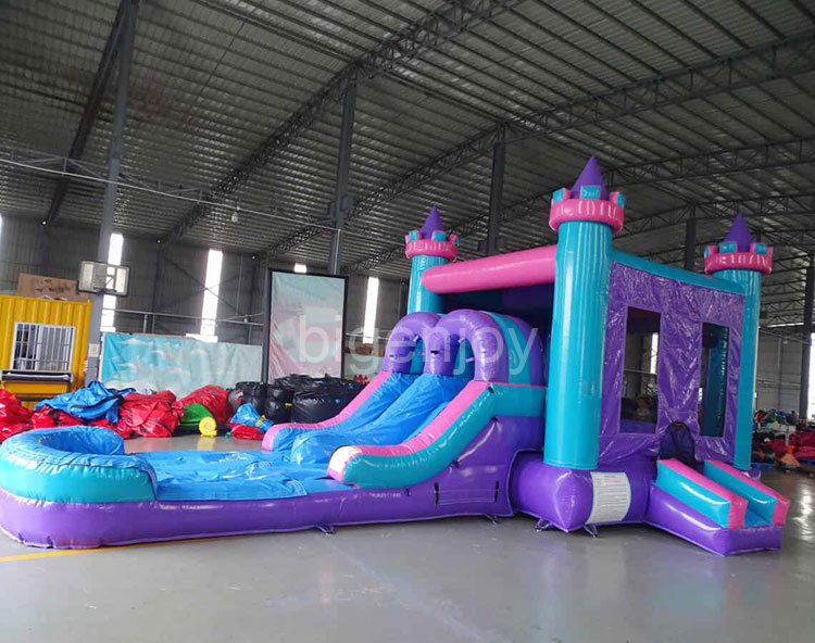 Princess Mini 4 In 1 Combo Princess Bouncy Castles Inflatable Princess Castle