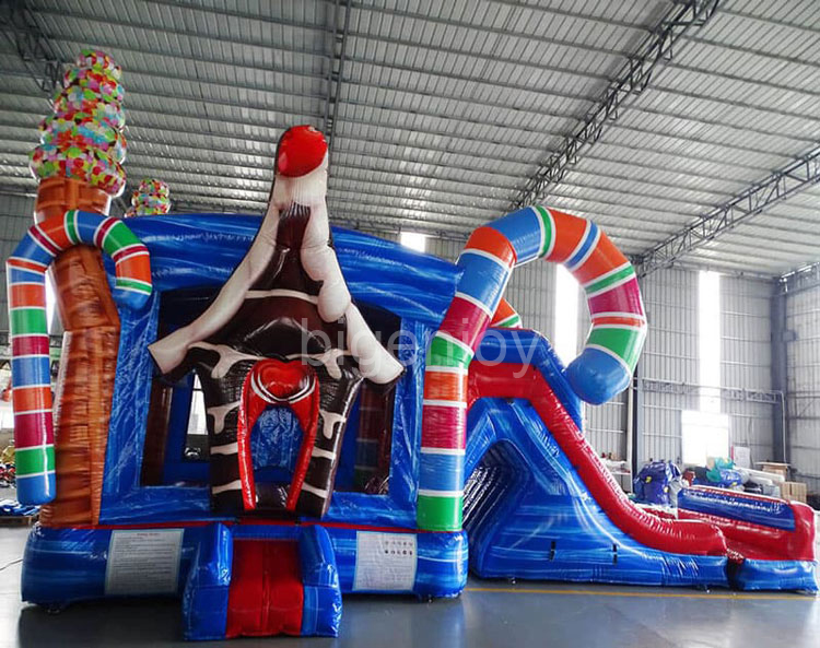 Candy 7 In 1 Combo Candy Combo Inflatable Candy Castle Bounce House Inflatable