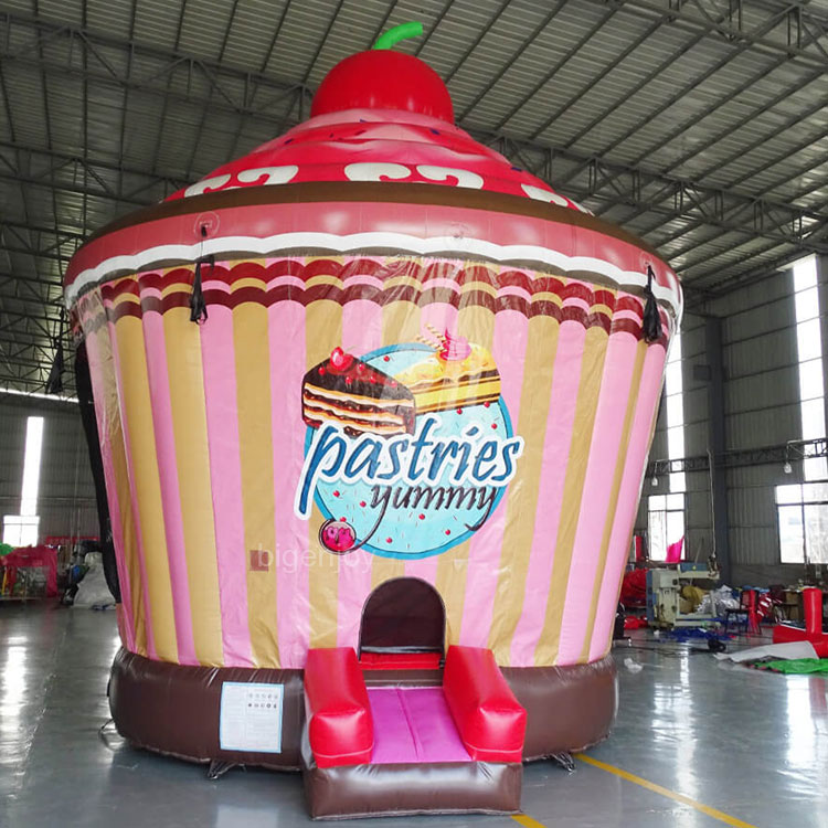 Cupcake commercial bounce house for sale indoor inflatable bouncer house