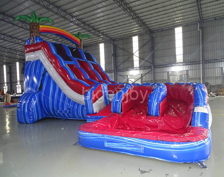 18ft baja curve commercial inflatable water games inflatable slide commercial
