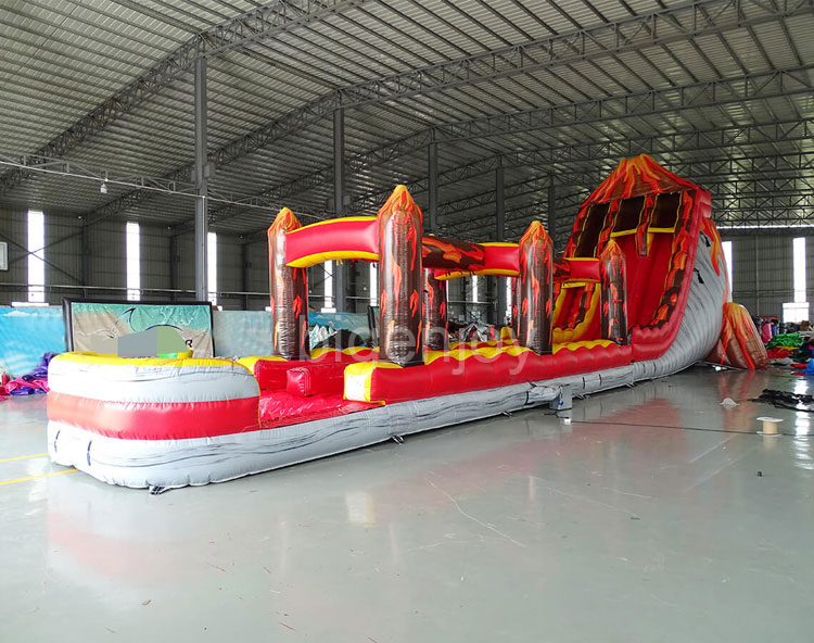 Volcano Dual Lane large inflatable water slide