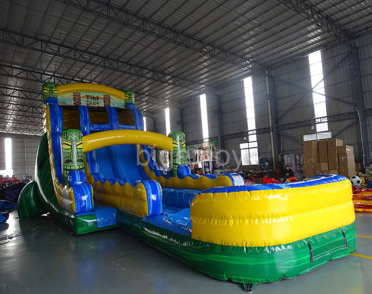 18ft Tiki hybrid commercial water slide for sale purchase outdoor inflatable water slide