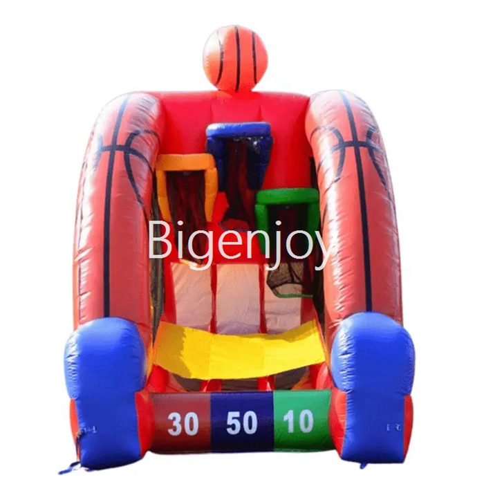 4 in 1 Inflatable Basketball soccer toss baseball Challenge Inflatable games