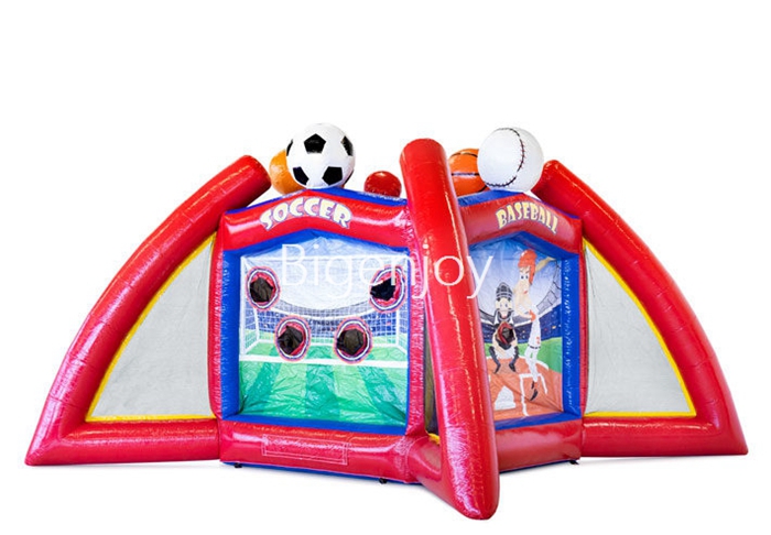 Inflatable Sports Combo Game Inflatable Basketball Football Ball