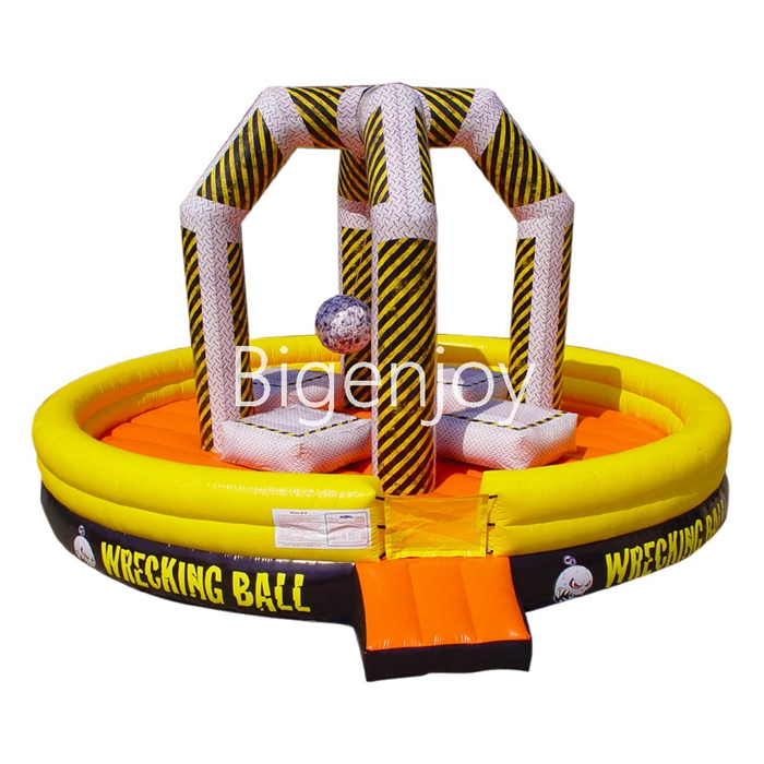 Inflatable Wrecking Ball Interactive Inflatable Games For Kids Adults Amusement Fun