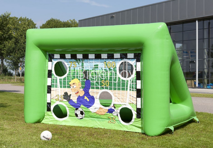 Green Cheap commercial Inflatable Football Arena Inflatable Football Pitch