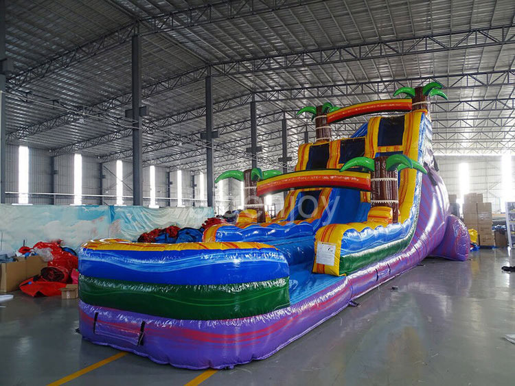 19ft Inflatable Bouncer Slide Giant Inflatable Water Slide For Adult Inflatable Surf N Slide