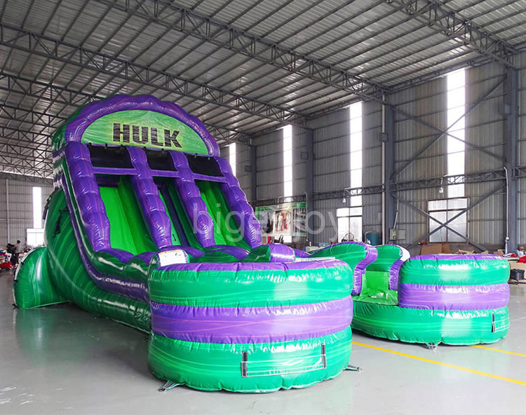 17ft Hulk Water Slide Adult Inflatable Pool With Slide