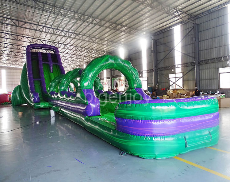29ft Dual Lane Hulk water slide large inflatable water slide