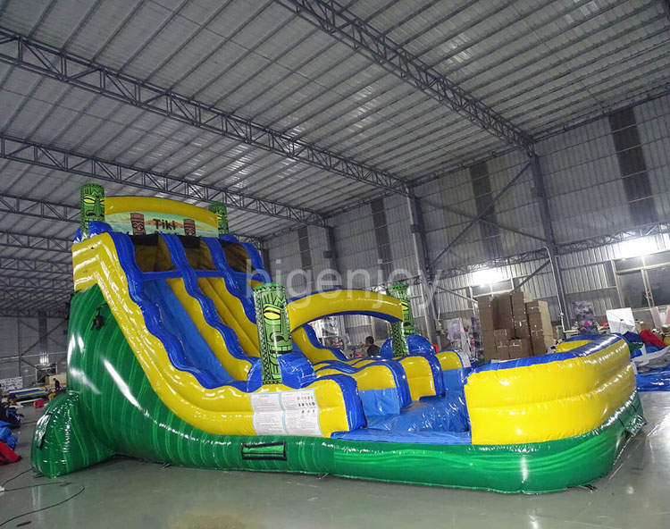 18ft Tiki Center Climb Adult Size Cheap Inflatable Water Slide