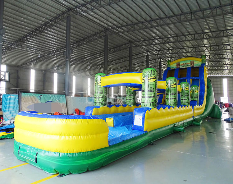 Tiki Typhoon Dual Lane Inflatable Pool Slides Inflatable Adult Slide