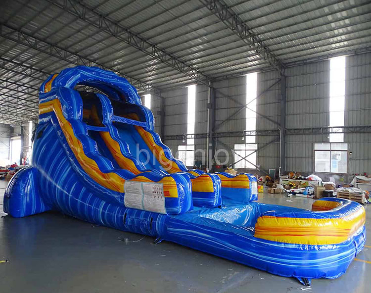 16ft Marble Commercial Water Slide For Sale Inflatable Pool With A Slide