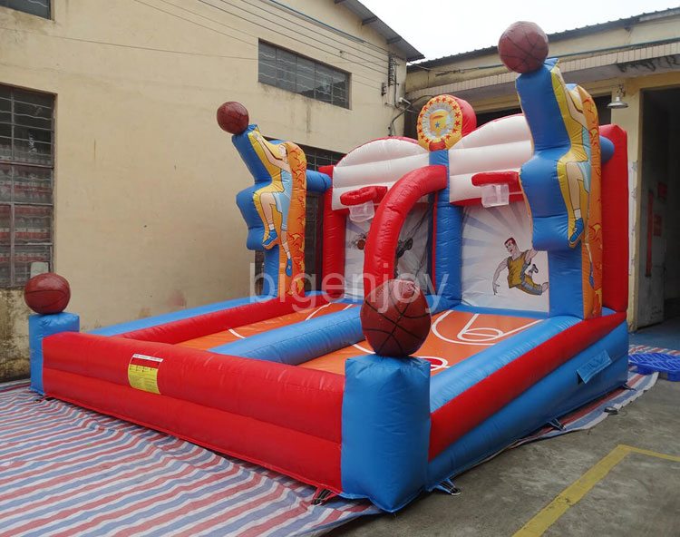 Inflatable Basketball Shooting Stars Interactive Game inflatable Basketball Court