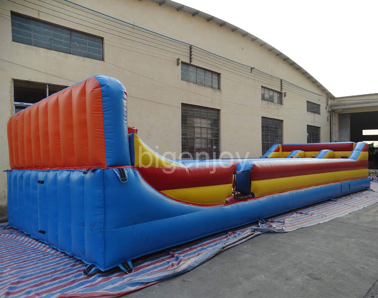 3 lane inflatable bungee run basketball shooting game inflatable Adult Sport Gam