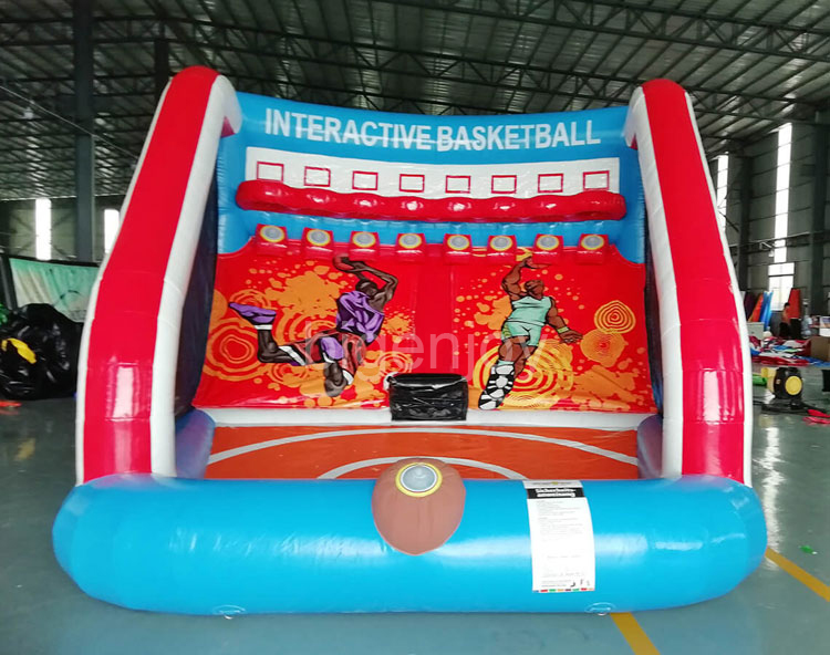 Interactive Commercial Inflatable Basketball Shooting For Sale