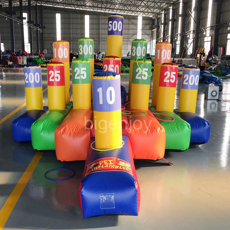 Inflatable Ring Toss Giant Challenge Throwing Game Kids Adult Sports Game