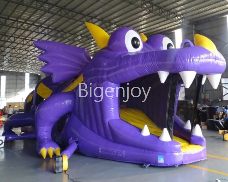 Dragon Hide N Slide Dragon Obstacle Course Inflatable