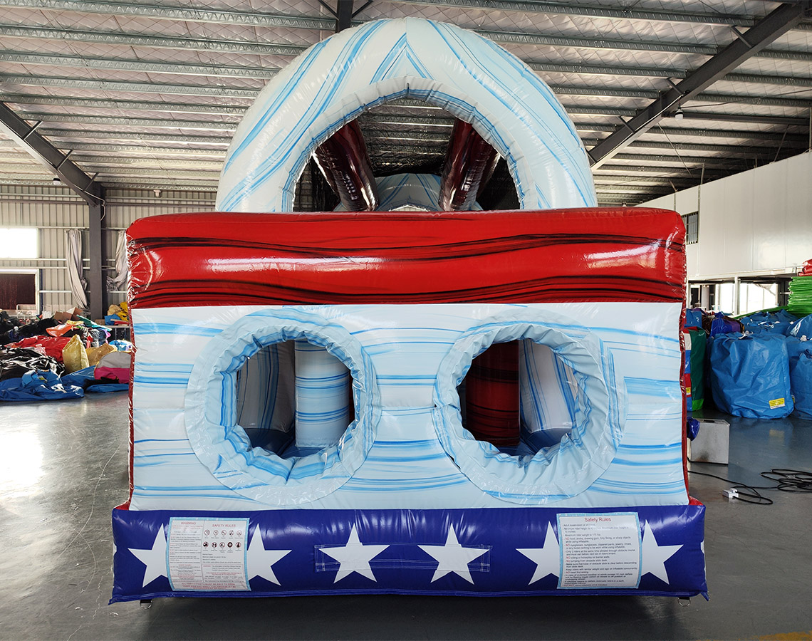 inflatable commercial obstacle course for adult and kids