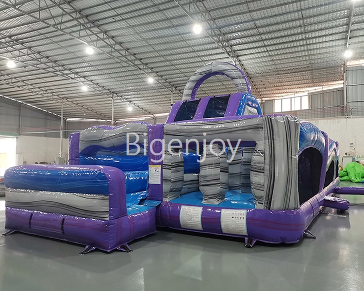 radical run obstacle course inflatable theme park jumping castle obstacle course