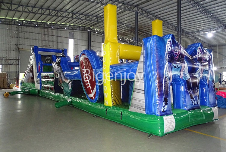 commercial obstacle course Inflatable Obstacle Park Obstacle Course With Slide For Kids