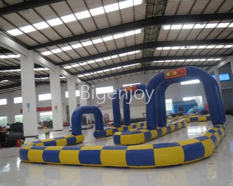 Inflatable Bumper Car Venue Inflatable Race Track For Bumper Cars