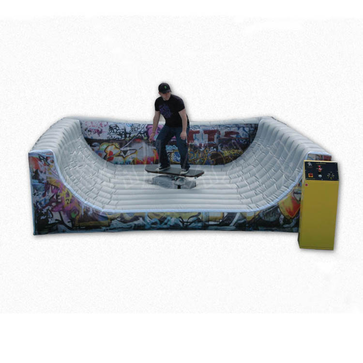 Mechanical Skateboard Inflatable Skateboard Simulator Rides Game For Sale