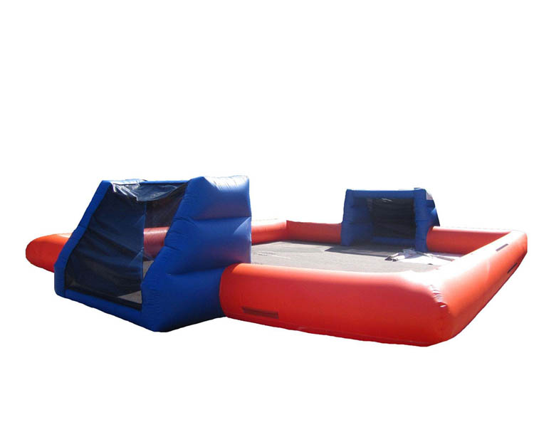 inflatable football game blue orange inflatable human football table inflatable football field