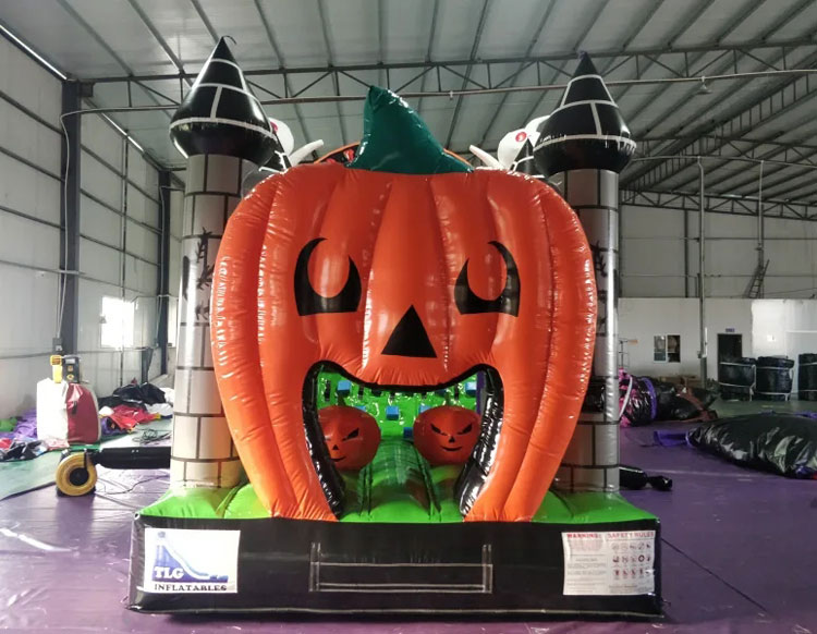 20ft Halloween Obstacle Course Halloween Indoor Inflatable Bouncers