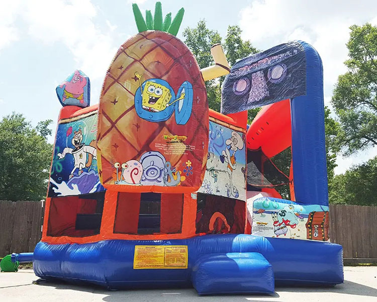 spongebob bounce house 5 in 1 Inflatable Spongebob Jumper