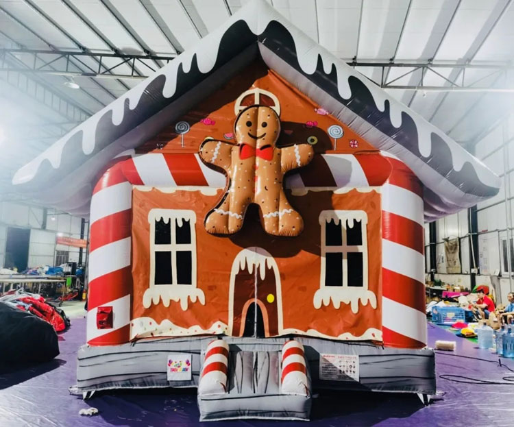 jumping castle for kids inflatable Gingy christmas Bounce house